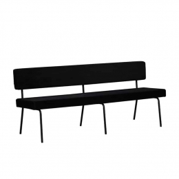 EetkamerbankEspenzwartvelvet190cm
