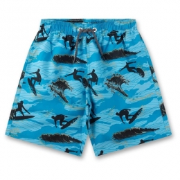 Sanetta-KidsSwimTrunksWoven440582-Boardshortmaat140blauw