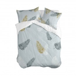 DekbedovertrekFoliageMintBlanc