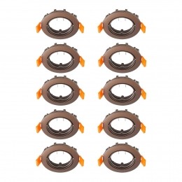 PriosplafondinbouwlampFiburbronszink82cm10stuks