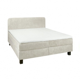 BoxspringBilbao-Beige-Textiel-160x102x206cmBxHxD