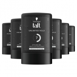 6xTaftMenPowerGelUnlimitedHold7300ml