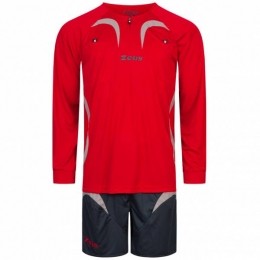 ZeusHerenScheidsrechtersetmettruitjeenshortsRood