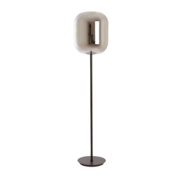 LightlivingVloerlamp35x160cmJULIAglassmokezwart