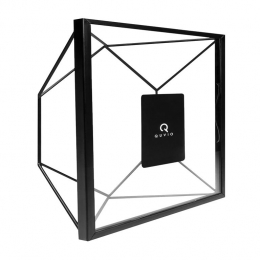 QUVIOFotolijstjehexagonstaal15x15cm-Zwart