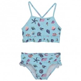 ColorKids-KidsBikiniwithFrillsAOP-Bikinimaat140blauw