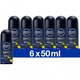 6xNiveaMenDeodorantRollerDeepSport50ml
