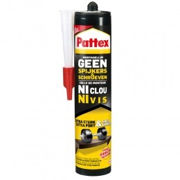 PattexGeenSpijkersSchroevenMontagekitHout400gr