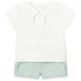 OverhemdLangeMouwMayoral1216Conjunto2piezasceremonialinoTurquesa