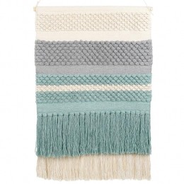 Beliani-PARIKO-Wandhanger-Lichtbeige-Katoen