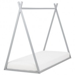 Beliani-SAURAT-Kinderbed-Grijs-90x200cm-Dennenhout
