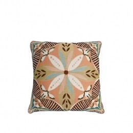 Sissy-BoyMulticolourjacquardkussenmetbloemen