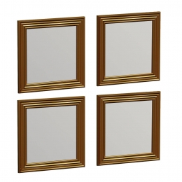 Setvan4wandspiegelsCandyvierkantKaluneDesign