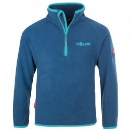 Trollkids-KidsNordlandHalfZip-Fleecetruimaat116blauw