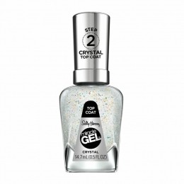 2xSallyHansenMiracleGelNagellak105CrystalTopCoat147ml