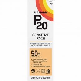 2xP20SensitiveFaceSPF50Creme50gr