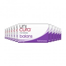 12xUnicuraTabletzeepAntiBacterieelBalans180gr