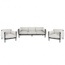 Beliani-ESPERIA-Loungeset5-zits-Lichtgrijs-Aluminium