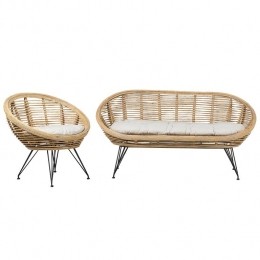 Beliani-MARATEA-Loungeset-Lichtbeige-Rotan