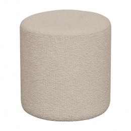 ArtichokJipRondePoefBouclStof34x36cm-Beige
