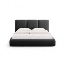 WindsorCoHorizonBedframemetOpbergvak-180x200cm-Fluweel-Donkergrijs