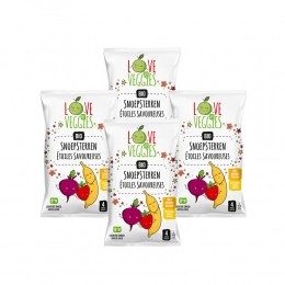 4xLoveMyVeggiesMultipackSnoepsterrenBietAardbeiBanaan4x15gr