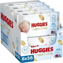 Huggies-ExtraCareSensitive-Billendoekjes-448babydoekjes-8x56