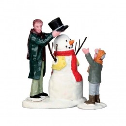 Sharpdressedsnowmansetof-Lemax