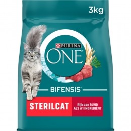 4xPurinaONESterilcatRund-Tarwe3kg