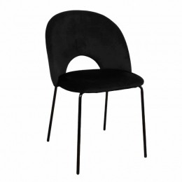 Poletopolecavechairvelvet-zwartOUTLET