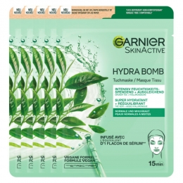 5xGarnierSkinActiveTissueGezichtsmaskerHydraterendRegulerend