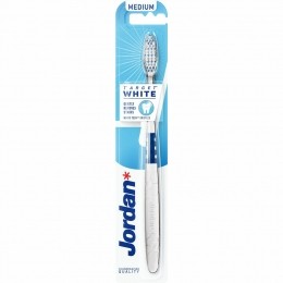 3xJordanTandenborstelTargetWhiteMedium