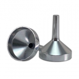5xParfumAccessoireTrechtertjeZilver
