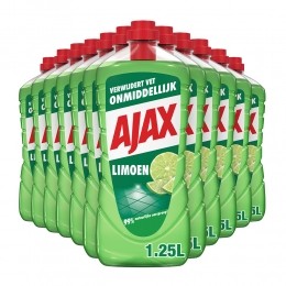 12xAjaxAllesreinigerLimoen125liter