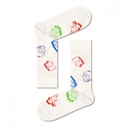 Happysocks3stuksTheSimpsonsFamilyFacedSocksActie