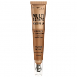 RimmelMulti-TaskerWakeMeUpFoundationenConcealer20mlVerschillendeTinten-100Mocha