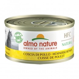 24xAlmoNatureHFCNaturalKattenvoerNatBlikKippenboutvlees150gr
