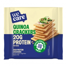 6xWeCareHighProteinCrackersQuinoa100gr