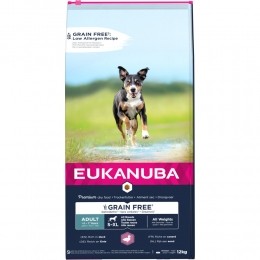 EukanubaAdultGraanvrijHondenvoerEend12kg