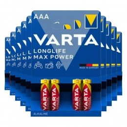 10xVartaLonglifeMaxPowerAlkalineBatterijenAAA4stuks