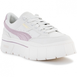 LageSneakersPumaMayzeStackPremiumWhisperWhiteLilac384421-01