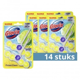 7xGlorixToiletblokPowerCleanCitroen2stuks