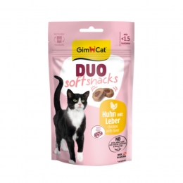 12xGimCatDuoKattensnackKipLever50gr