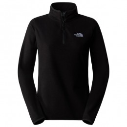TheNorthFace-Womens100Glacier14Zip-FleecetruimaatXLzwart