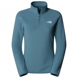 TheNorthFace-Womens100Glacier14Zip-FleecetruimaatXSturkooisblauw