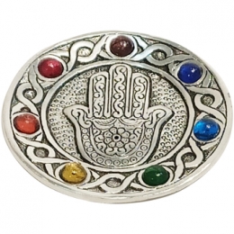 BeeldjesSignesGrimaltFatimaHandchakraPlaat