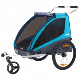 Thule-CoasterXT-Kinderfietskarblauw