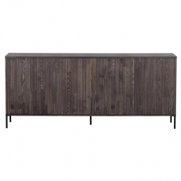 WOOODNewGravureDressoirB200cm-Essen-Espresso