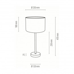 BRITOPTafellampPauw25cmgroen