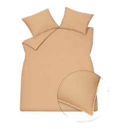 VandyckWashedCottonDekbedovertrek140x200220cm-ApricotBlush